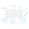 Wuden 8 Pcs 40mm Heatsink Kit 120mm X 40mm X 20mm, Cooler Aluminum Heatsink for Cooling LED Peltier Thermal Module view 4
