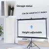 60/72 Inch Outdoor Projector Screen with Stand, 4K Hd Foldable Projector Screen, Portable Movie Screen, for Movie Night Camping, Conference, Office, Presentations-16:09-60 (16:09 72) view 3
