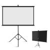 60", 72" Projection Screen Tripod, 4:3/16:9 Portable Projector Screen with Stand, Wall Mount Indoor/Outdoor Mobile Movie Screen for Home Backyad Party Or Movie Office-4:03-60 (16:09 72) view 1