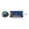 Planet WGS-4215-8HP2S Flat Wall Mount L2 Managed 8-Port 802.3bt PoE++ Switch, 95W per Port, 360W Total PoE Budget, VLAN, QoS, ERPS Ring, MQTT, Industrial Design for Compact Harsh Environment view 2