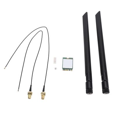 8265NGW Wireless NIC Module with WiFi and Bluetooth 4.2, 2.4GHz and 5GHz Dual Band M.2 Interface 1200Mbps NGW Wireless Card for Wins 7/8/10 (External Antennae)