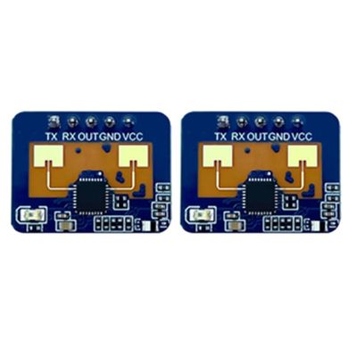 Wuden 2Pcs 24G MmWave HLK-LD2410C Human Presence Radar Sensor Motion Detection Module