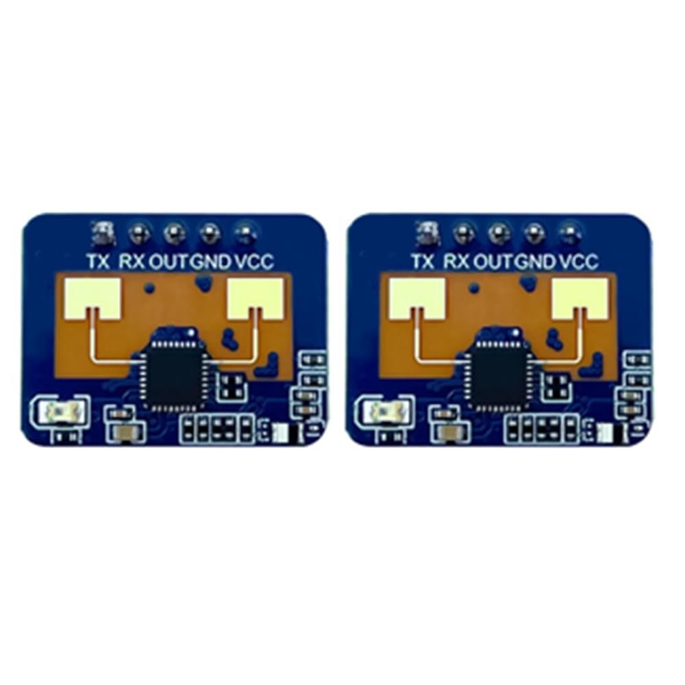 Wuden 2Pcs 24G MmWave HLK-LD2410C Human Presence Radar Sensor Motion Detection Module