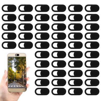 50 Pcs Webcam Cover Slide, 0.023 Inch Ultra-Thin Universal Laptop Camera Cover Slide for Laptop, Computer, Phone Protect Your Privacy and Security