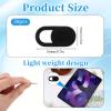 50 Pcs Webcam Cover Slide, 0.023 Inch Ultra-Thin Universal Laptop Camera Cover Slide for Laptop, Computer, Phone Protect Your Privacy and Security view 2