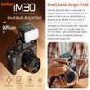Godox iM30 Mini Flash Camera Flash with Diffuser, GN 15,7 Power Levels,CCT 6500K200K,Manual Flash Speedlite for Canon/Sony zv1/Sony zve10 /Ricoh gr3/Nikon/Fuji f1-230 Full-Power Flashes/3.6S Recycle view 2