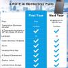 AI Voice Recorder, Aluminum Alloy Note Voice Recorder 64GB Memory with Efficient AI Transcription for Meeting and Lecture Recording view 4