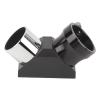 1.25 Inches 90 Degree Diagonal Mirror, Durably Aluminum Alloy Construction, Wide Angle Viewing, with Dust Covers, for Refractor Catadioptric Telescopes, Standard 1.25 Inch Interf view 4