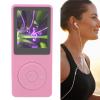 8GB Memory, 30 Hours Playback, 64GB Expandable, Lightweight MP3 MP4 Player, Lossless Sound Quality, with Classic Buttons, Easy Navigation, Palm Size, 1.8in Screen, Built in (Pink) view 2