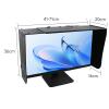 Foldable Monitor Hood for Desktop Computer, Adjustable Width 41-71cm, Used for Privacy Suitable for Computers Ranging from 17 Inches to 27 Inches view 2