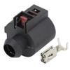 HUABAO 1 Pin Black Car Water Proof Connector with Terminal Plug DJ7015A-6.3-21 1P(10 Sets) view 2
