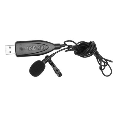 BESPORTBLE USB Mini Microphone Portable Computer Microphone for Home and Office Long Cord Durable Aps Sponge and Construction for Voice Recording and Streaming