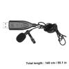 BESPORTBLE USB Mini Microphone Portable Computer Microphone for Home and Office Long Cord Durable Aps Sponge and Construction for Voice Recording and Streaming view 2