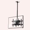 POLGDW TV Stand Dual Sided Ceiling TV Mount Bracket, Tilt TV Bracket Fits 24-55 Inch TVs, Mount On Ceilings, Holds Two Screen, view 1