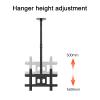 POLGDW TV Stand Dual Sided Ceiling TV Mount Bracket, Tilt TV Bracket Fits 24-55 Inch TVs, Mount On Ceilings, Holds Two Screen, view 3
