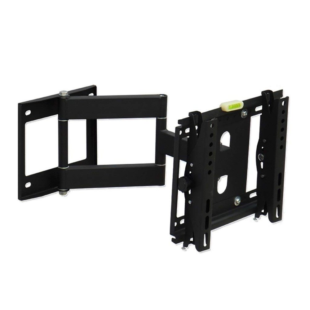 POLGDW TV Wall BracketTV Wall Mount Bracket for 19 40 Inch LED TV Double Arm Tilt & Swivel TV Stand with Max Load 35kg & 115 450mm Extension