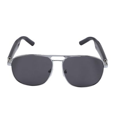 Dpofirs Smart AI Glasses with 100+ Translations, Bluetooth 5.3 Polarized Sunglasses AI Translator Built in Mic Speaker, Smart Eyewear for Gaming Meeting Travel (Black)