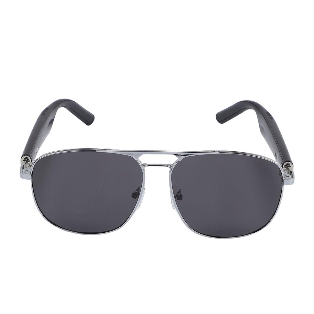 Dpofirs Smart AI Glasses with 100+ Translations, Bluetooth 5.3 Polarized Sunglasses AI Translator Built in Mic Speaker, Smart Eyewear for Gaming Meeting Travel (Black)