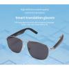 Dpofirs Smart AI Glasses with 100+ Translations, Bluetooth 5.3 Polarized Sunglasses AI Translator Built in Mic Speaker, Smart Eyewear for Gaming Meeting Travel (Black) view 2