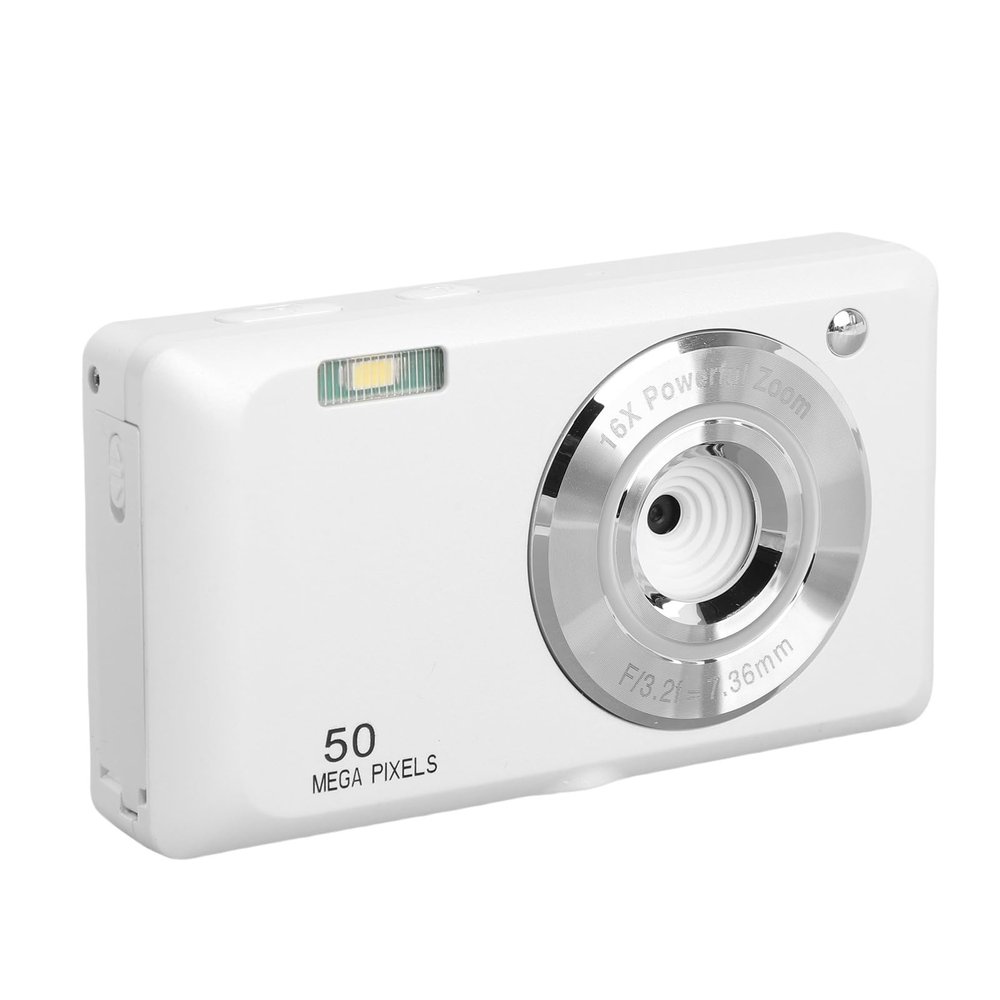 4K Digital Camera for Photography, 50MP Vlogging Cameras with 2.7" Screen, LED Fill Light, 16x Zoom Autofocus, Compact Travel Video Camera for Beginner