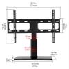 POLGDW Rolling tv Stand, Mobile TV Cart, Mobile tv Stand Universal Punch-Free TV Rotating Bracket( view 2