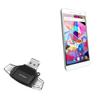 BoxWave Smart Gadget Compatible with Archos Diamond Plus - AllReader SD Card Reader, microSD Card Reader SD Compact USB - Jet Black view 1