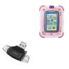BoxWave Smart Gadget Compatible with VTech InnoTab 3 Plus - AllReader SD Card Reader, microSD Card Reader SD Compact USB - Jet Black view 1
