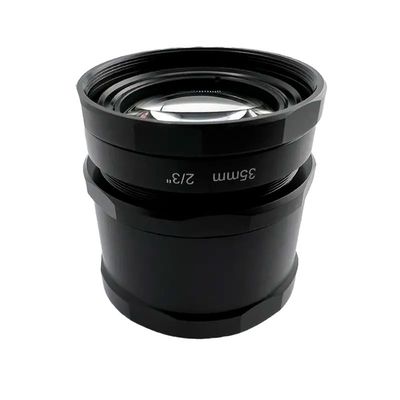 35mm C-Mount Lens 2/3 inch 5MP, Adjustable Aperture, for up to 2/3 inch Sensors Commonlands CIL526-F4.0-CMRNIR