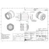 35mm C-Mount Lens 2/3 inch 5MP, Adjustable Aperture, for up to 2/3 inch Sensors Commonlands CIL526-F4.0-CMRNIR view 3