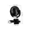 Alipis Car Interior Fan Electric Cooling Device for Vehicles Silent Usb Powered Lightweight and Circulation for Comfort view 2