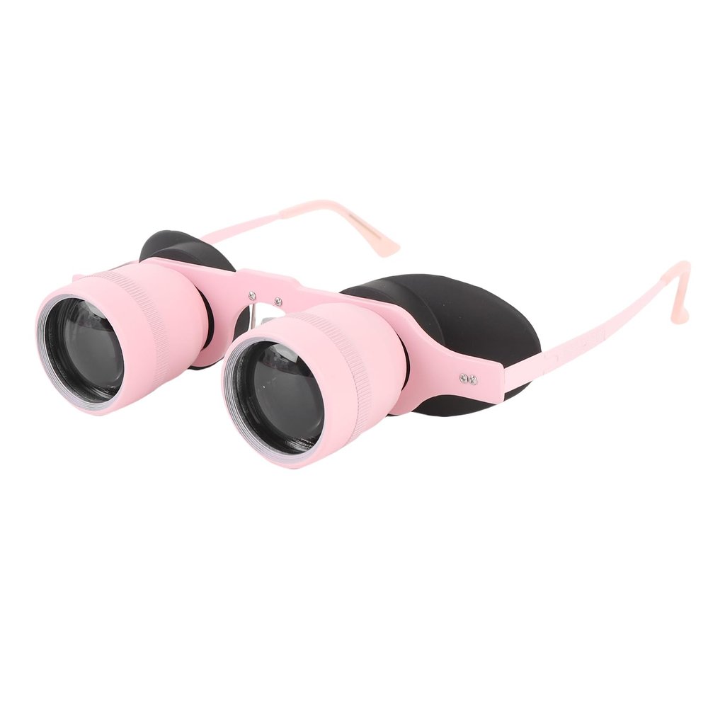 10X HD Magnification Fishing Eyeglasses with Coating, Non Slip Temple and Neck Strap for Concerts, Events,Opera Glasses with Polarized Lens