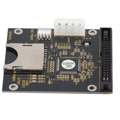 Alomejor IDECompatible SD to 3.5in IDE Memory Card Adapter for Bootable PC Solution, No Hard Drive Noise, Compatible with DOSLinuxWindows, SDMMC Card Converter for Tech Enthusiasts