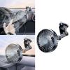360 Degree Rotating Car Fan USB Power Dashboard Windscreen Mount Cooling Fan Interior Suction Cup Car Circulator Fan view 2