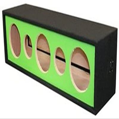 12 in. 3 Horns 2 Tweeters Side Speaker Enclosure, Green