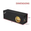 6.5" Single 32-hz ported sub Box Speaker Box subwoofer Enclosure Universal fit car Audio view 3