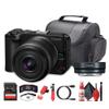 Canon EOS R50 V Camera + 1430mm Power Zoom Lens (6895C012) | 24.2MP APS-C | 4K60p Video | Flip Screen | All-in-One Vlogging for Creators + Adapter EF-EOS R + 64GB Memory Card +More view 1
