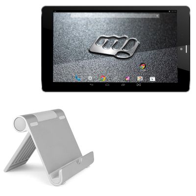 BoxWave Stand and Mount Compatible with Micromax Canvas Tab P666 - VersaView Aluminum Stand, Portable, Multi Angle Viewing Sturdy