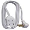 09419ME 11 ft. White Vinyl Low Profile Cube Tap Extension Cord view 1
