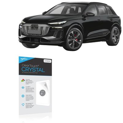 BoxWave Screen Protector Compatible with Audi 2025 SQ6 e-tron Passenger Display (10.9 in) - ClearTouch Crystal (2-Pack), HD Film Skin - Shields from Scratches