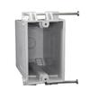 22 cu. in. Work Rectangle PVC 1 Gang Switch Box Gray view 1