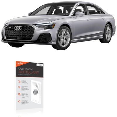 BoxWave Screen Protector Compatible with Audi 2025 A8 Cluster Display (12.3 in) - ClearTouch Anti-Glare (2-Pack), Anti-Fingerprint Matte Film Skin
