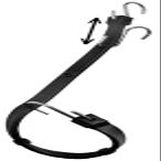 06268 36 in. Adjustable Black Versa Strap