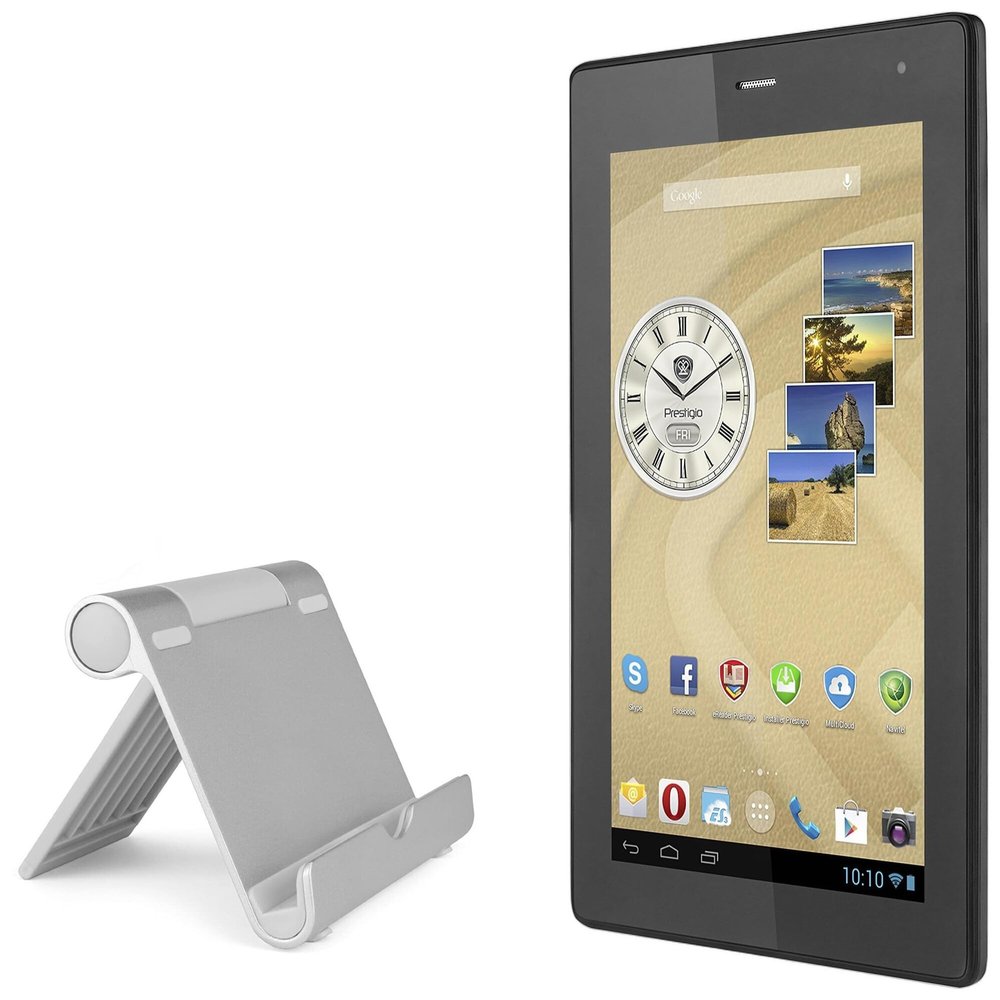 BoxWave Stand and Mount Compatible with Prestigio MultiPad Ranger 7.0 3G - VersaView Aluminum Stand, Portable, Multi Angle Viewing Sturdy