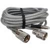 12 ft. RG8X Super Mini 8 Coax with Soldered PL259 on One End & FME Connector with UHF Adaptor view 1