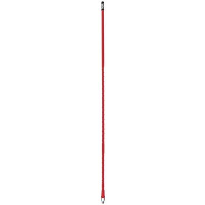 2 ft. 0.75 Wave CB Antenna with Weather Trap & 0.38 x 24 in. Threaded Base Red