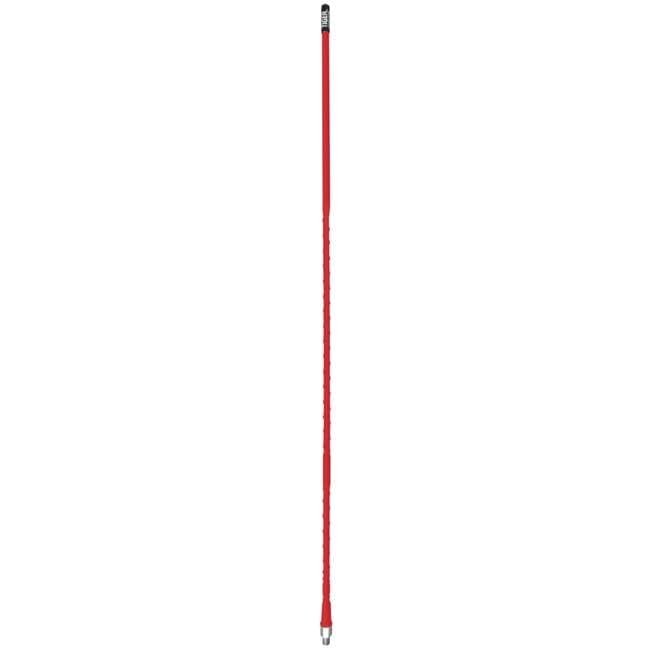 2 ft. 0.75 Wave CB Antenna with Weather Trap & 0.38 x 24 in. Threaded Base Red