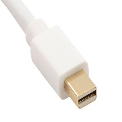 10 ft. Mini DisplayPort to Mini DisplayPort Cable 32AWG 4K Resolution Ready - White - Pack of 2