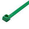 11 in. 50 lbs Cable Tie, Green - 100 per Bag view 1
