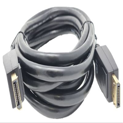 10 ft. VESA Certified Displayport 1.4 Cable with Latch Black
