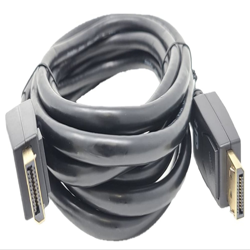 10 ft. VESA Certified Displayport 1.4 Cable with Latch Black